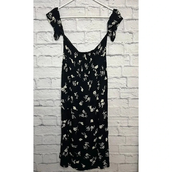 AMUSE SOCIETY Regency Off the Shoulder Midi Dress Floral Print size XS - Picture 6 of 11